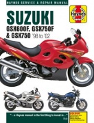 SUZUKI GSX600F, GSX750F - SUZUKI GSX750 (1998-2002) - instrukcja napraw Haynes