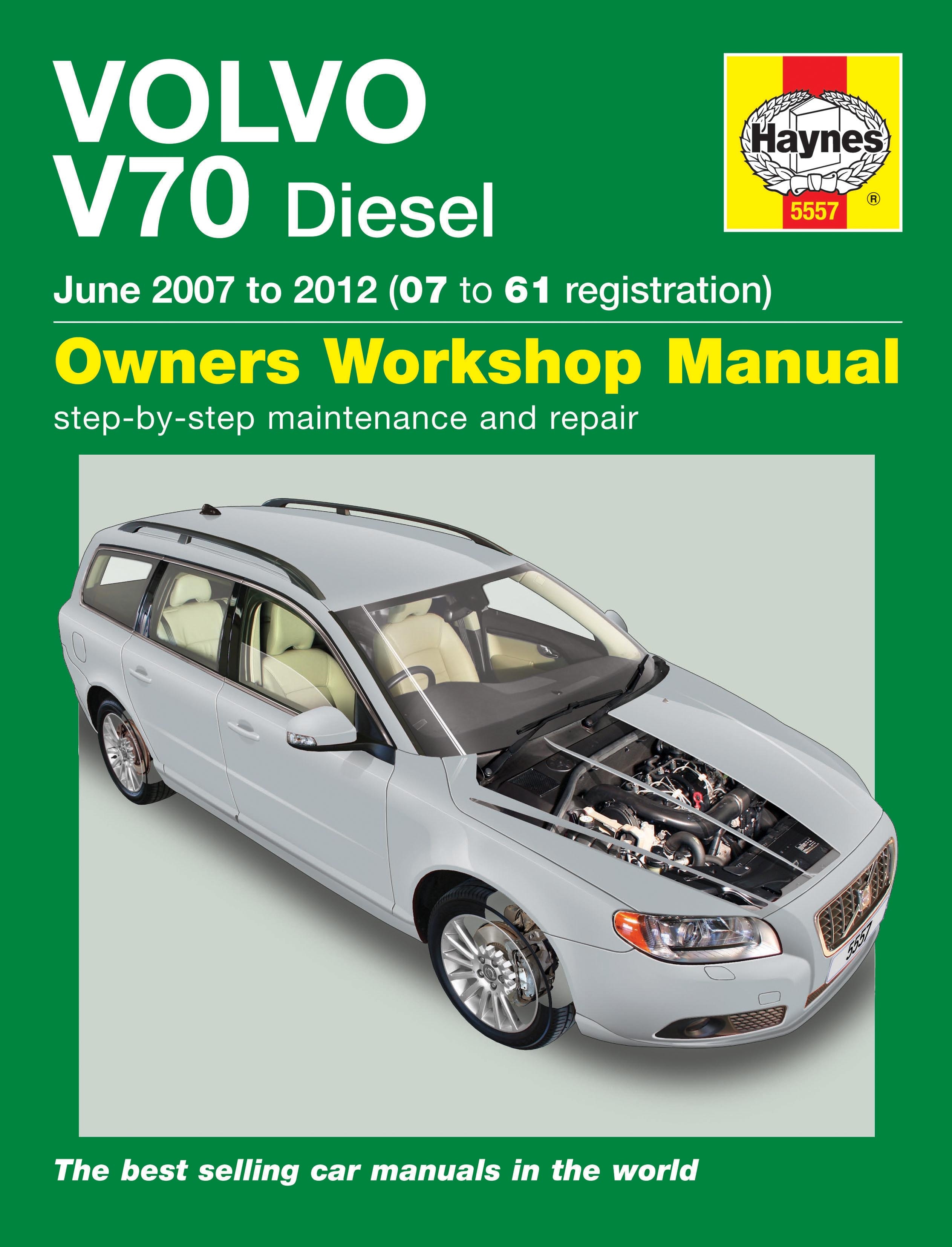 VOLVO V70 DIESEL (20072012) instrukcja napraw Haynes